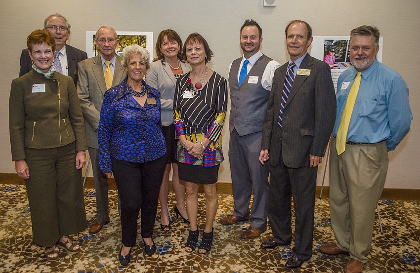 Coastal Behavioral Healthcare — the parent organization for Compeer Sarasota — staffers gathered at the Compeer Luncheon on April 6 at The Francis.