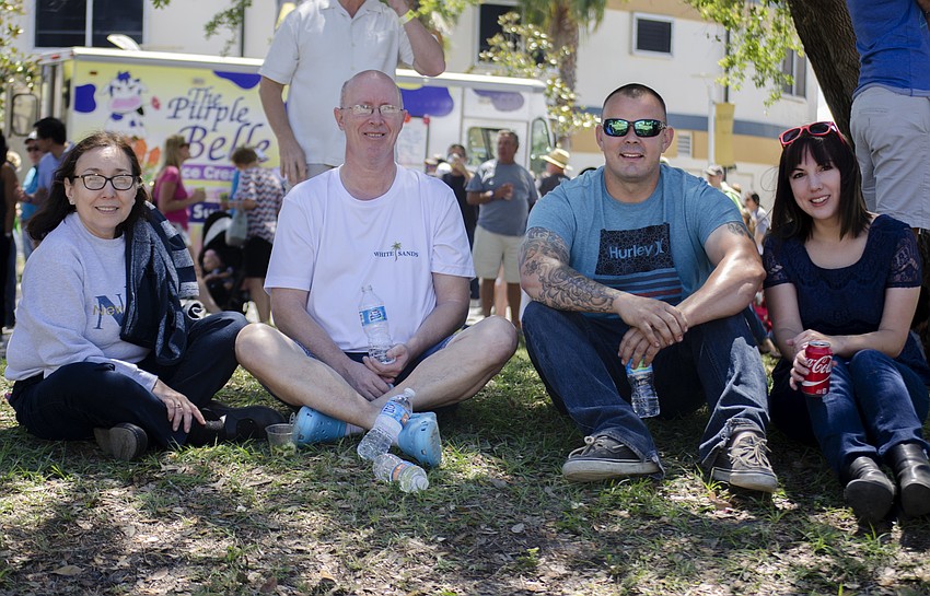 Martha and John Sutherland, Bryan Cardenas and Sara Sutherland.