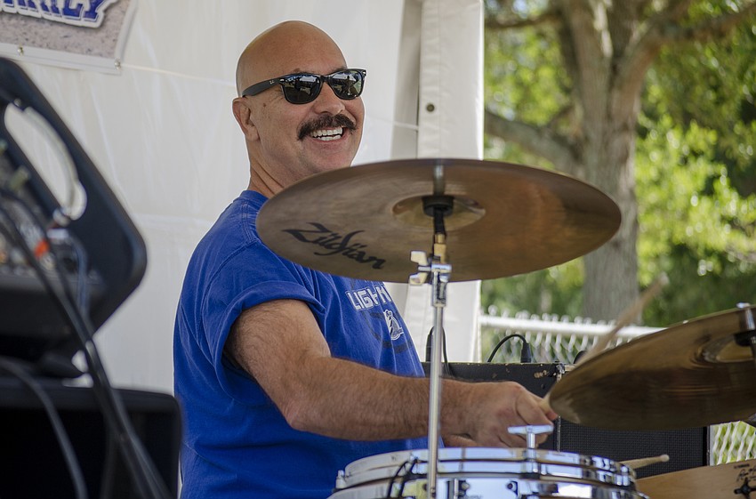 The Gumbo Boogie Band performed during the event.