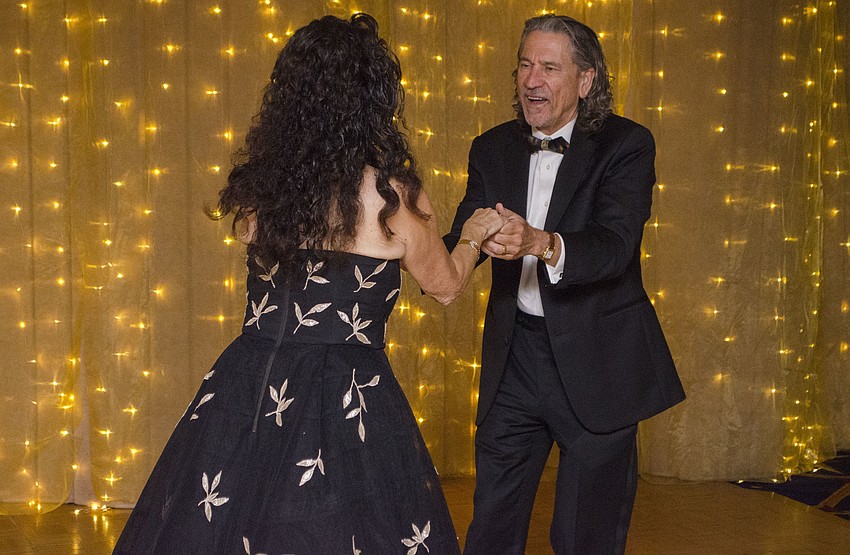 Guests hit the dance floor at SPARCCle Gala: “A Nautical Night” on April 8 at Bird Key Yacht Club.