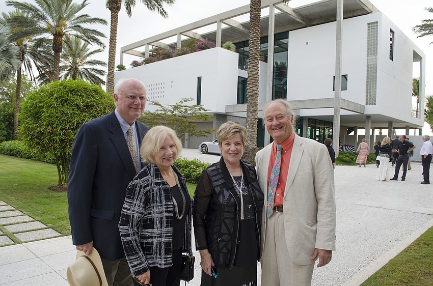 Alex and Linda Beavers with Asolo Repertory Theatre Managing Director Linda DiGabriele and Gary Sweetman