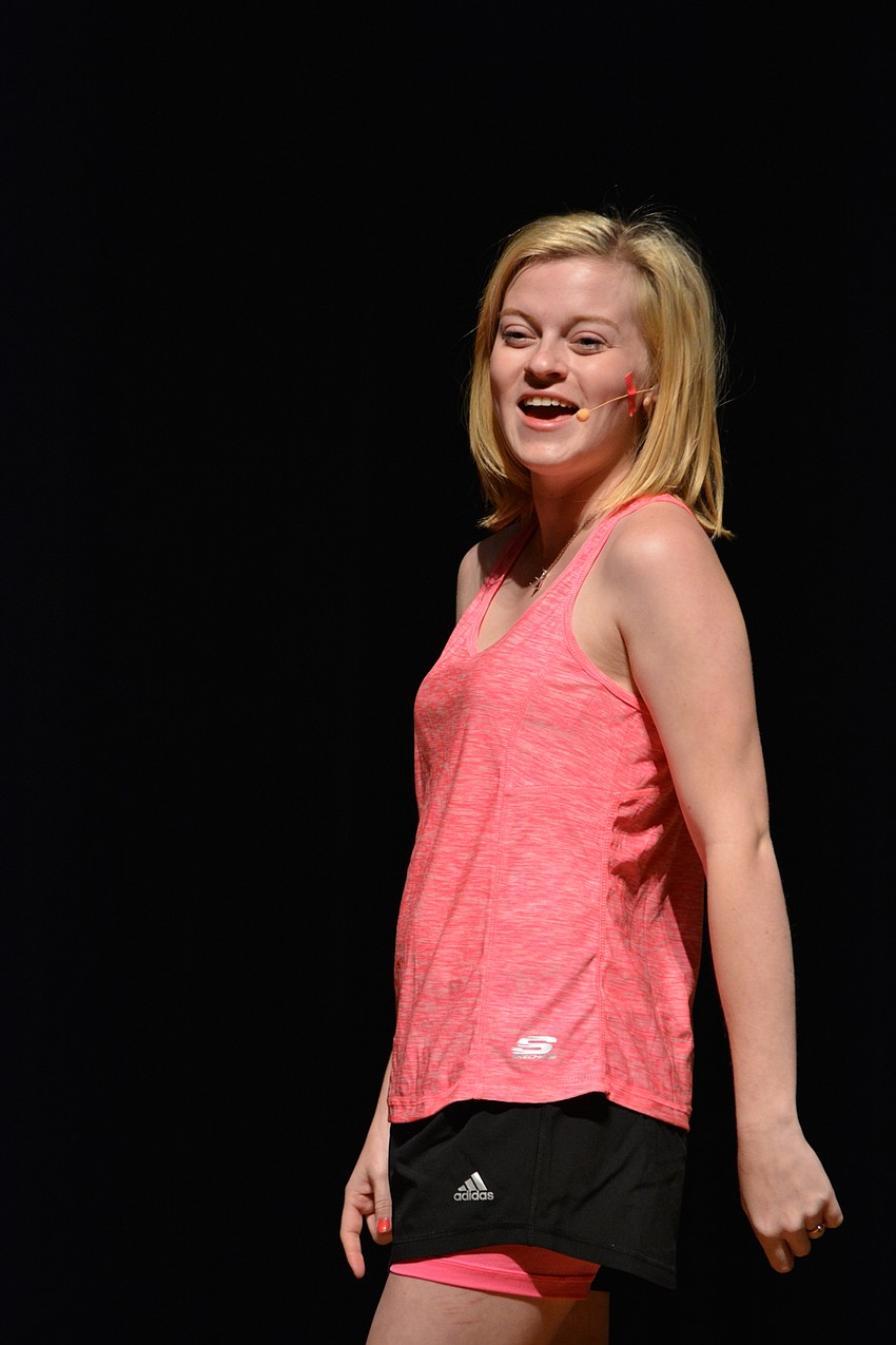 Libby Oliver, as Elle Woods, is a mess after her boyfriend breaks up with her, but she decides to get serious and schemes to  get into Harvard Law School and win back her boyfriend.