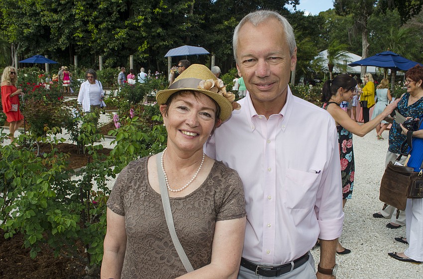 Maureen Zaremba and Steven High, executive director of The Ringling