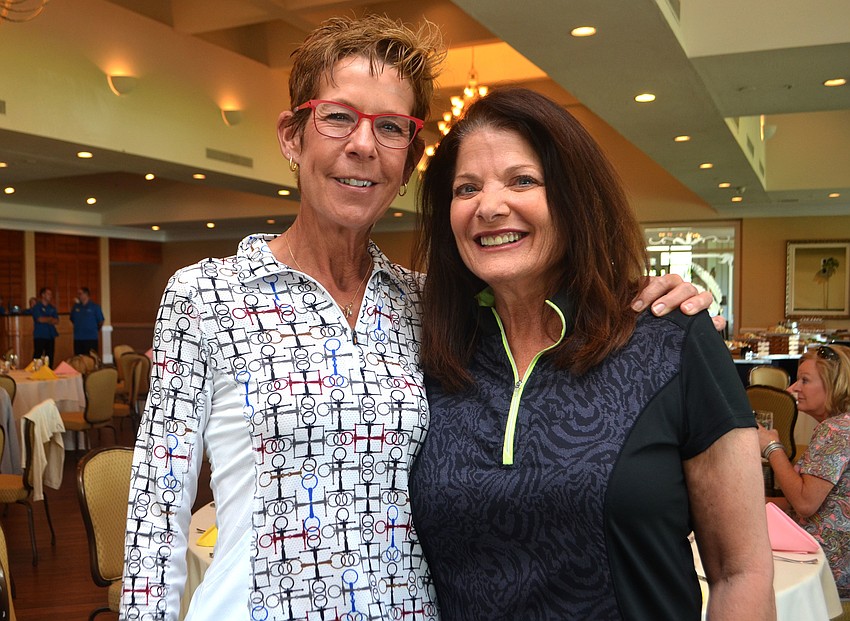 Women’s Golf Association Vice President Pat Goldwater and President Suzanne Reiman