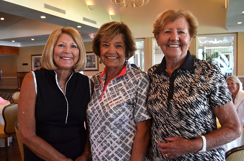 Sue Catlin, Marlene Wilkening and Betty Sarzynski