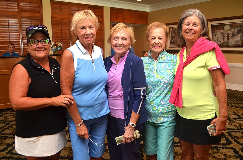 Beth Welter, Lara Lee Bash, Carol Westwood, Barb Kiefer and Marcie McGovern