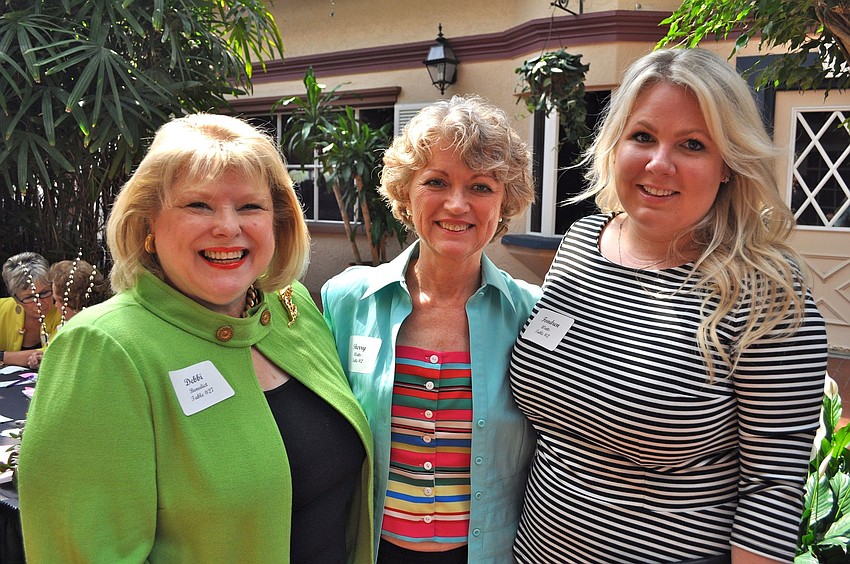Debbi Benedict, Sherry Watts and Fondren Watts at the 10th Annual Women Helping Women Luncheon on April 18, 2013