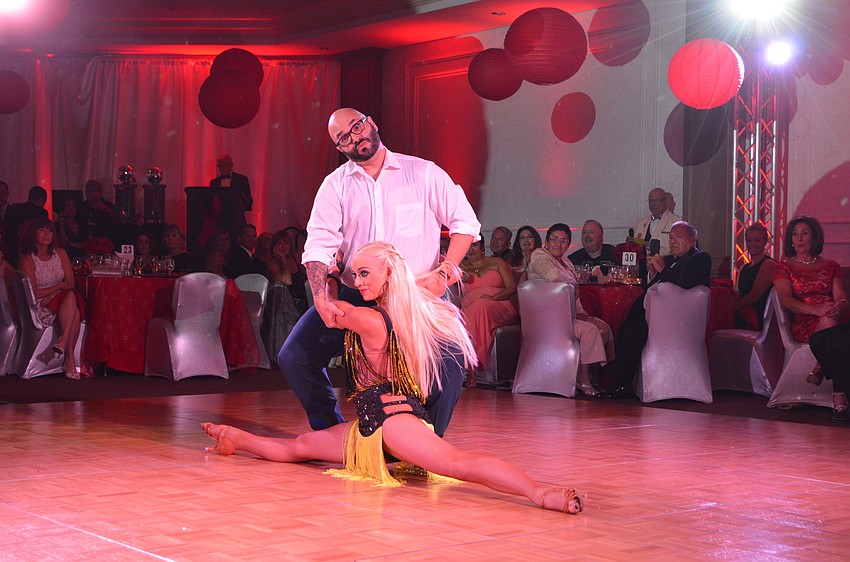 Roger Capote performs with partner Sarah Haworth at CANDance on Oct. 22, 2016 at Michael’s On East