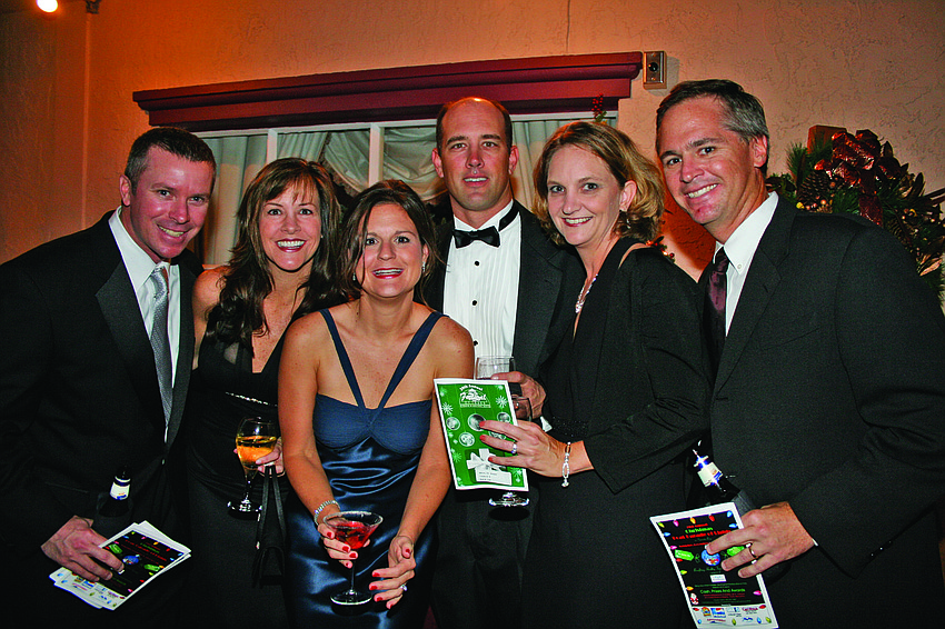 Clay and Stephanie Caldwell, Melissa and Kelly Caldwell and Susan and Phillip Mihm at the Festival of Trees, Lights and Holiday Gifts on Nov. 30, 2007 at Michael’s On East