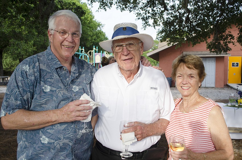 Tim Milligan, James Henry and Sharon Milligan