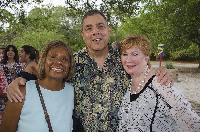 Rita and Kingsley Hallerdin with Bridget Spiess