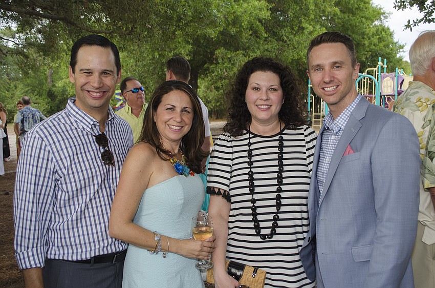Rick and Sandra Gomez with Bianca and Richard Lawrence