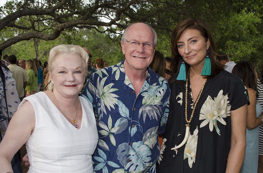 Monica and Richard Van Buskirk with Heather Dunhill