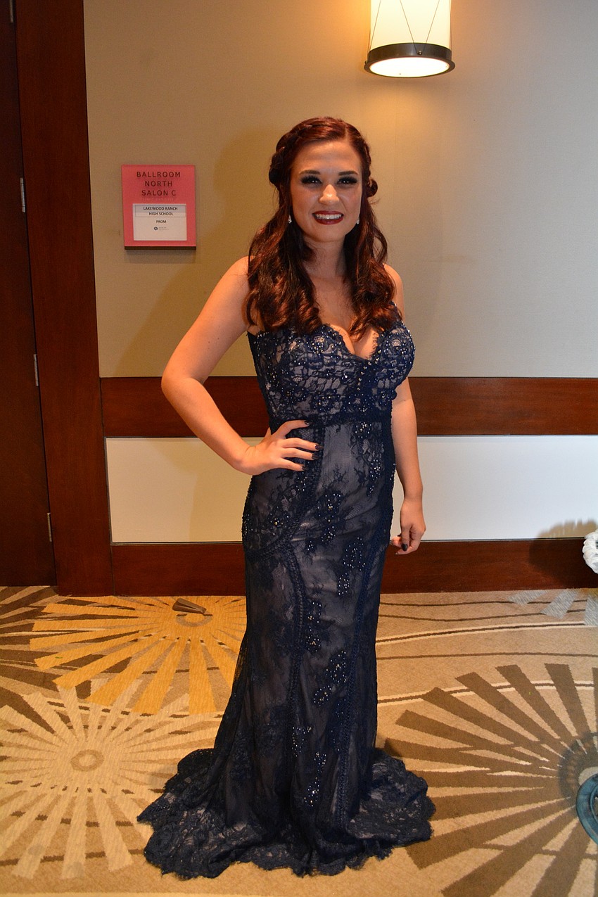 Lakewood Ranch High School senior Taylore Homan enjoyed seeing what juniors did to decorate prom.