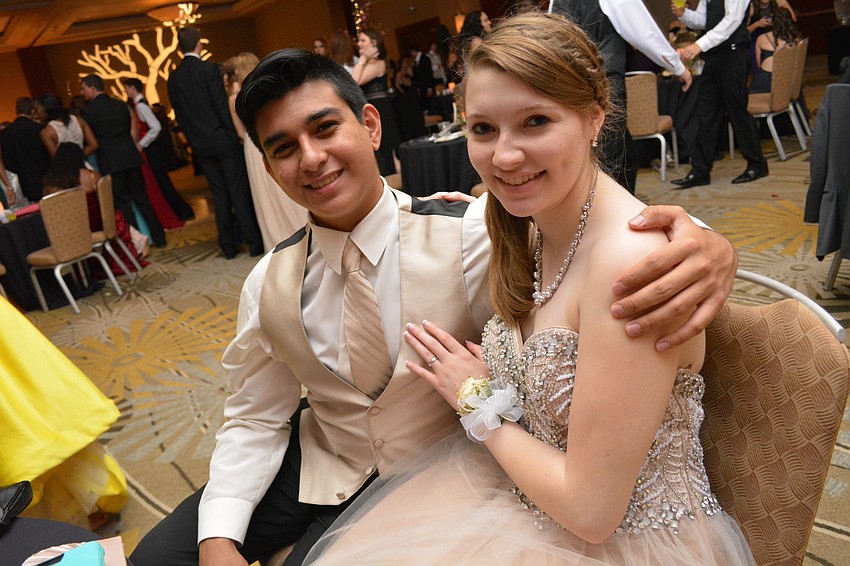 Lakewood senior Christian Balos with junior Allison Fox