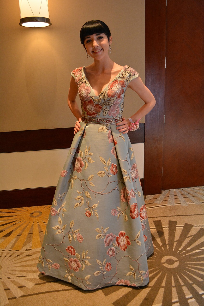 Lakewood Ranch'   s Erin Eilers selected her dress to go with Lakewood Ranch'   s 