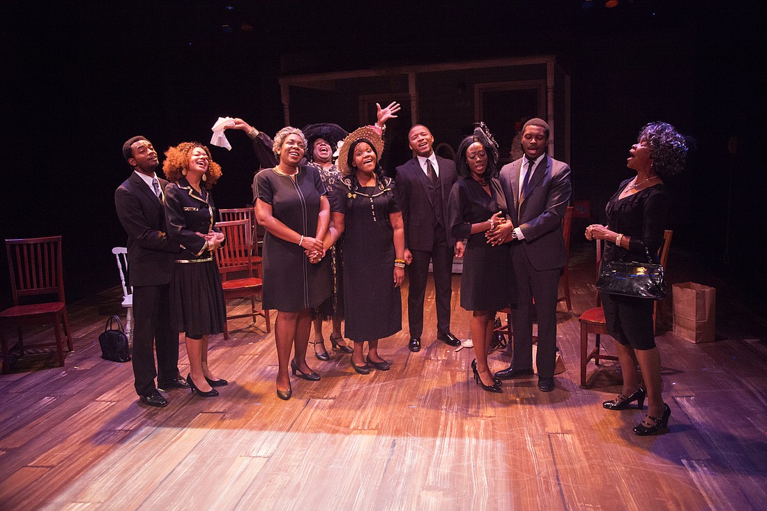 an Fermy, Cindy De La Cruz, Dee Selmore, Nate Jacobs, Kourtney McLaughlin, Earley Dean, Ashley Brooks, Brian Boyd and Lonetta Gaines. Photo by Don Daly.