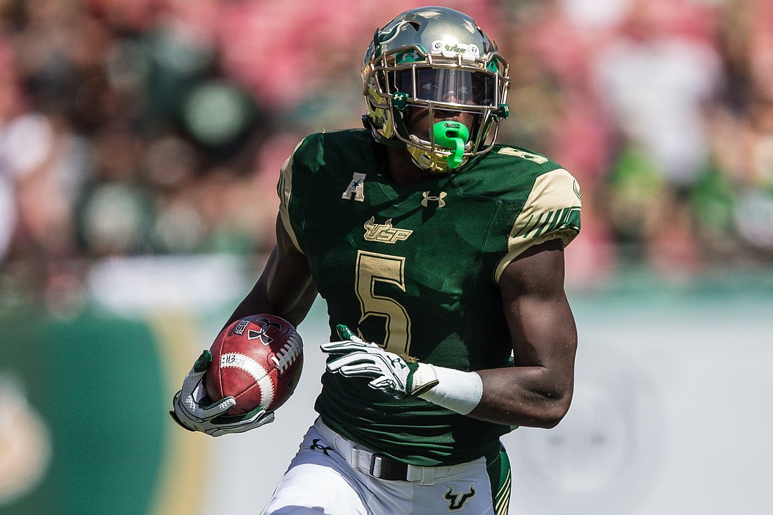 Sarasota&#39;s own Marlon Mack was drafted by the Indianapolis Colts. Photo courtesy USF Athletics.
