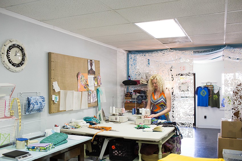 Each step of the process is done in her retail store on Superior Avenue, from production to business to retail.