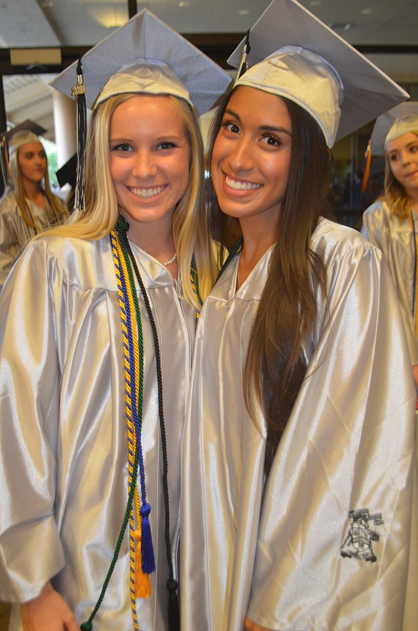 Ashley Bruneman and Anna Castellanos had family from Chicago and Missouri attend their graduation.