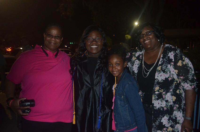 Calmellia Johnson, Brittnee Johnson, La'pray Belvin and Angela Jackson are excited to see Brittnee move to the next chapter in her life.