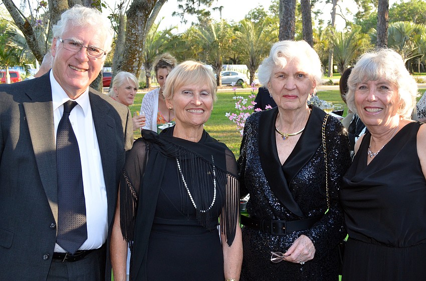 Hayden and Bernice Lipp with Dr. Gloria Schranz and Joan Stuckey