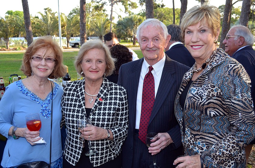 Noel Sams, Dr. Phyllis Stephenson-Blackburn, Alan Blackburn and Judy Cuppy