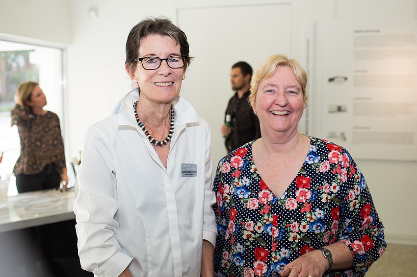 Gallery Manager Hilary Keaton and Renea Glendinning