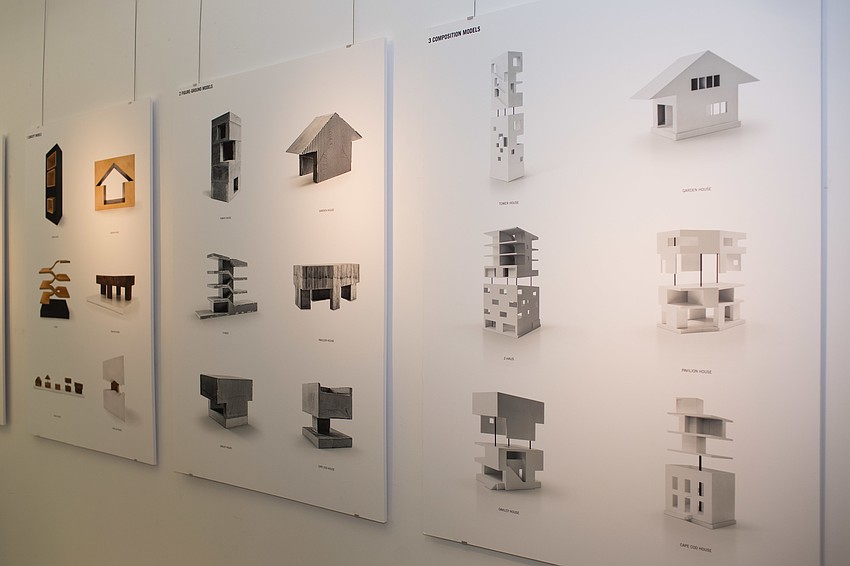 Award-winning work was on display for the opening.