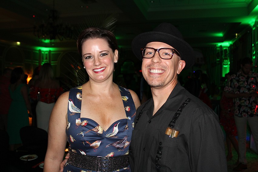 Bradenton's Jill Gass and Dane Gass loved the atmosphere of the party.