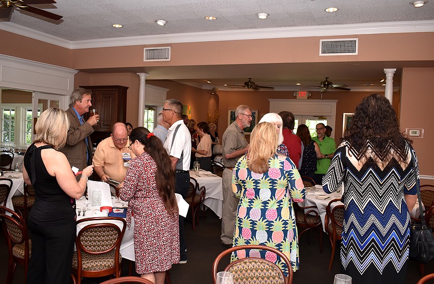The June Networking at Noon luncheon took place at The Bijou Cafe in downtown Sarasota.