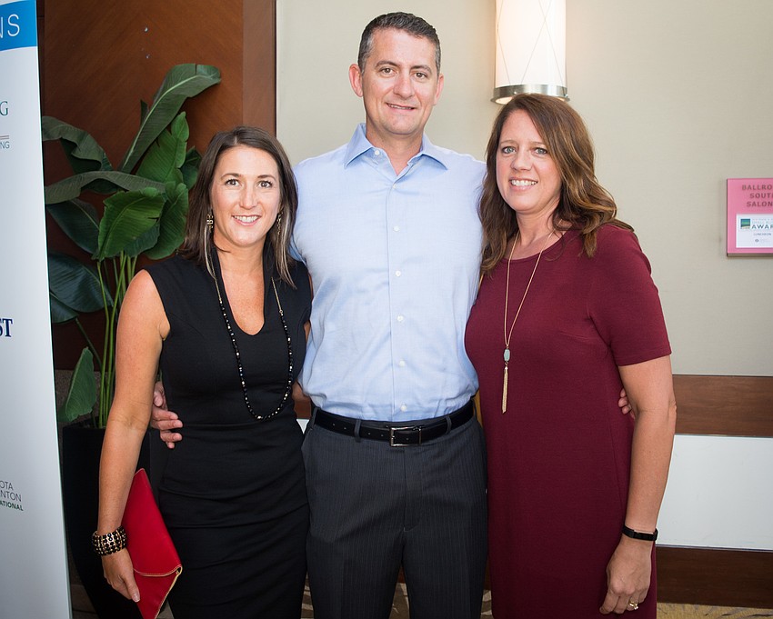 Jenny and David Townsend with Heather Charles