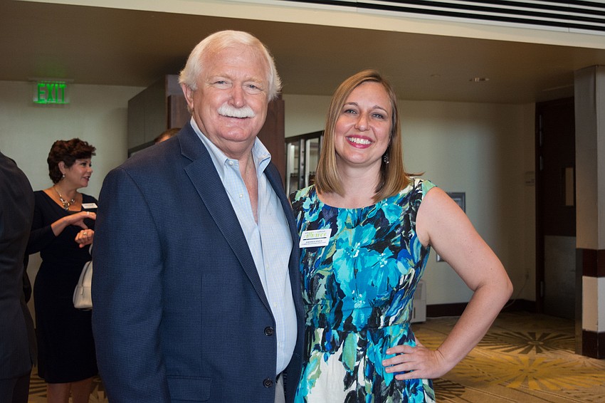 Jim Shirley and Andrea Knies of Arts and Cultural Alliance of Sarasota County