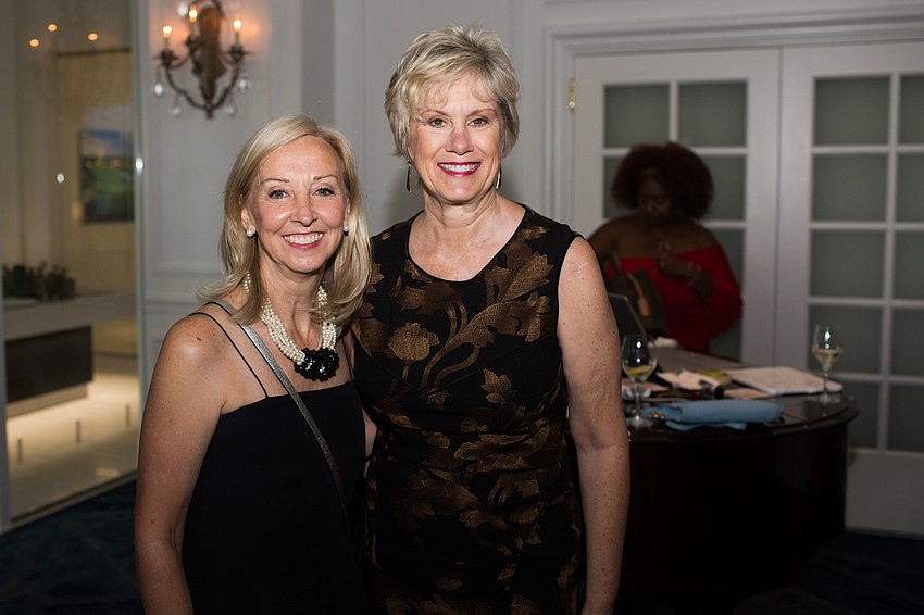 Olivia Thomas and Marjorie Floyd