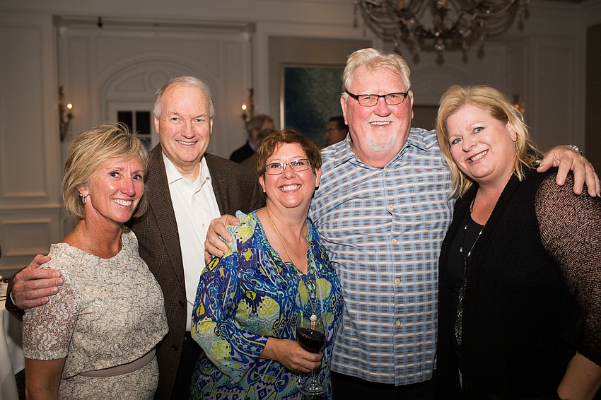 Teresa Rawe, Jim Templeton, Amanda Horne, Mayor Wayne Poston and Ashley Brown