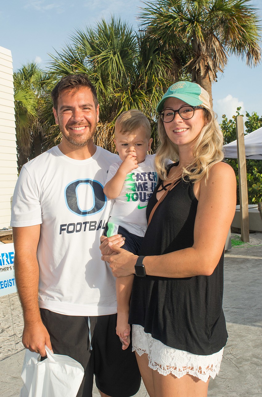 Tristan, Sawyer and Kristi Fliss