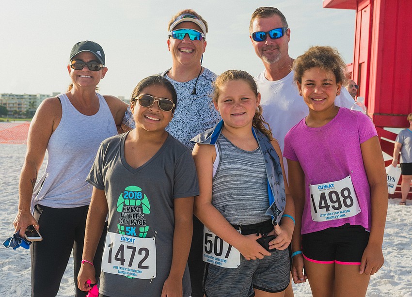 Kriscie Farlin, Mia Albright Sligar, Amy Sligar, Averie Fralin, Jim Fralin and Lily Culver