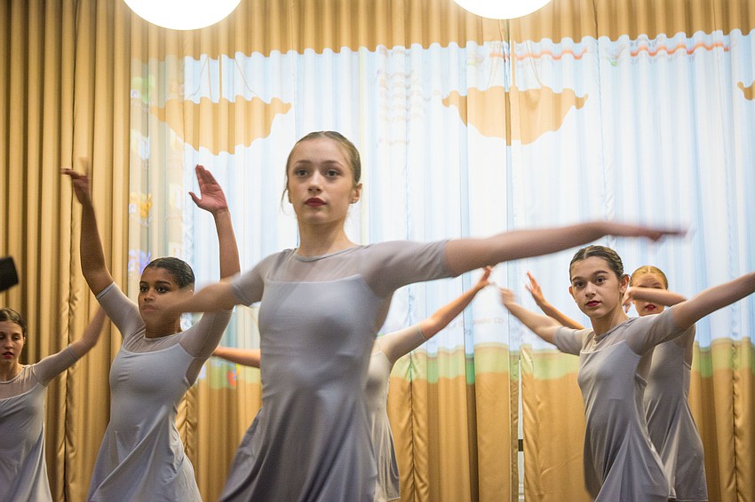 Dancers from the Sarasota Cuban Ballet School perform.