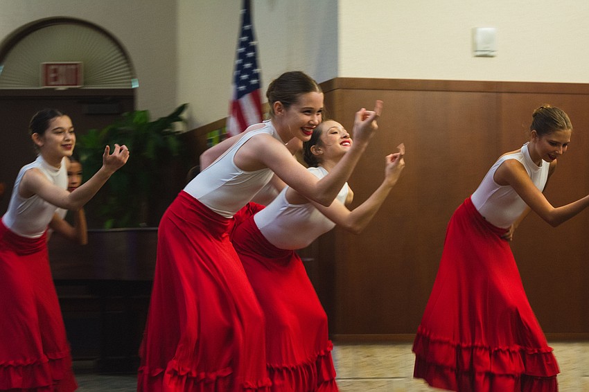 Dancers from the Sarasota Cuban Ballet School perform.