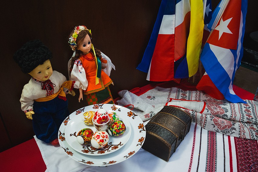 Objects from Armenia were displayed.