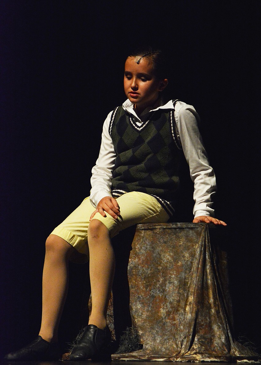 James, played by Emma Mandzik, thinks about where to go when he's sad.