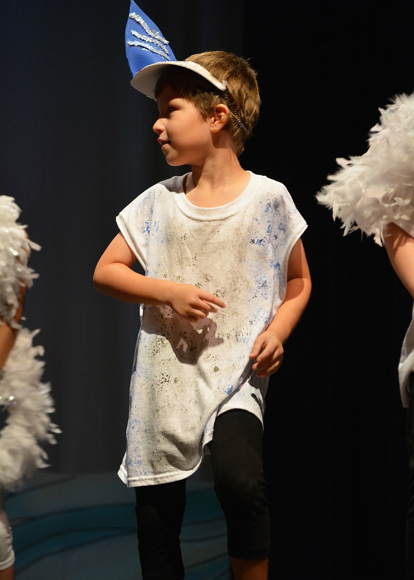 Lorenzo Vagi is a shark. James and bugs inside the giant peach become concerned when a gang of sharks rallies around the peach as it floats in the ocean.