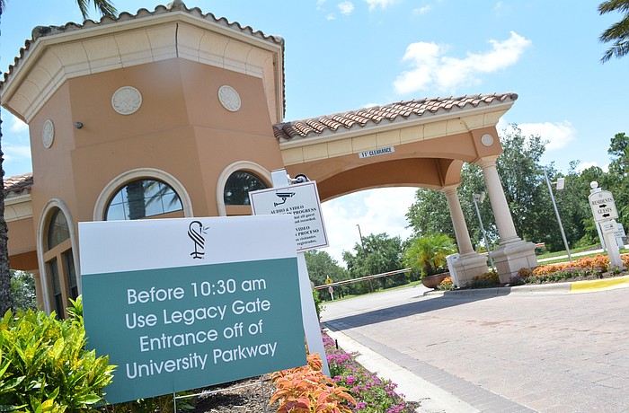 New hours for the Balmoral Woods Boulevard entrance into The Country Club at Lakewood Ranch will be 10:30 a.m. to 10:30 p.m.
