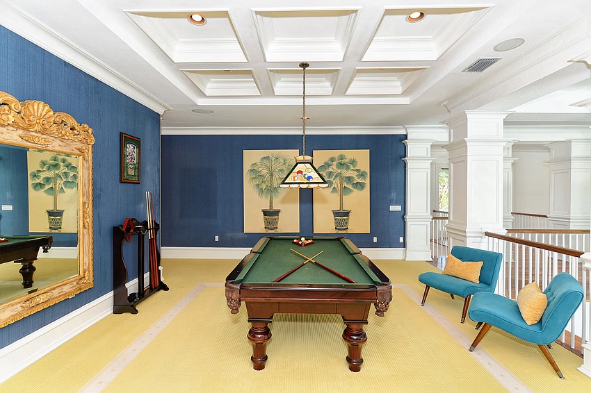 The game room features a wet bar.