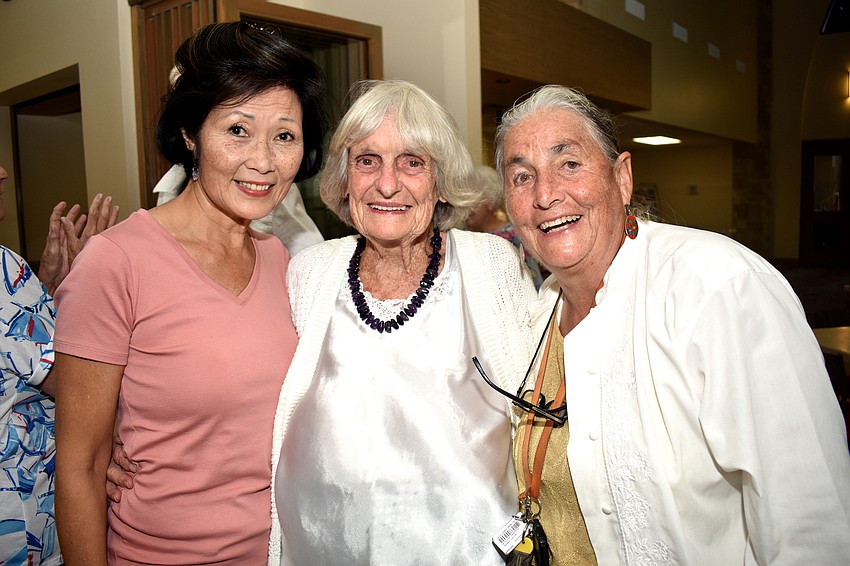 Hannah Miller, Jeanne McFarland and Niki Muller
