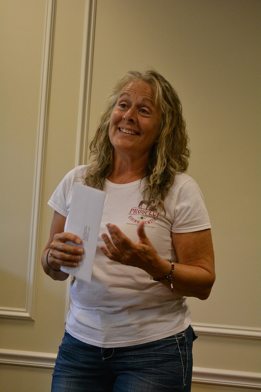 Prospect Riding Center Executive Director  Susan Tambone describes how the organization was at Foundation for Dreams’ Dream Oaks Camp and how campers love their time riding the horses.