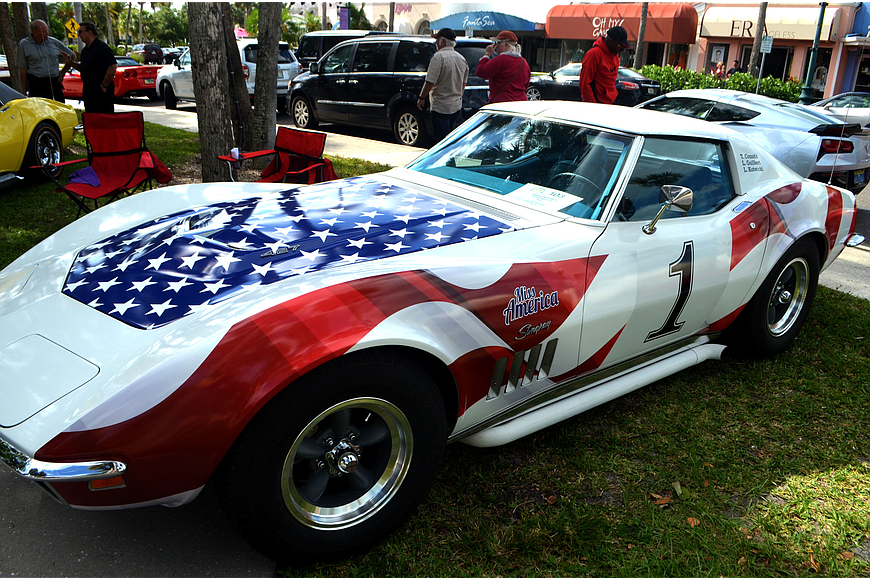 Is there anything more American than a red, white and blue Corvette?