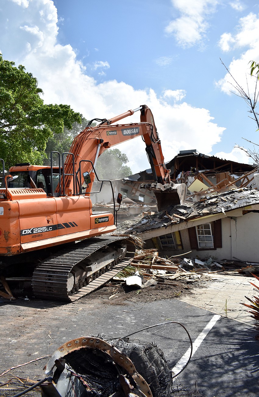 The demolition process will take no more than two weeks.