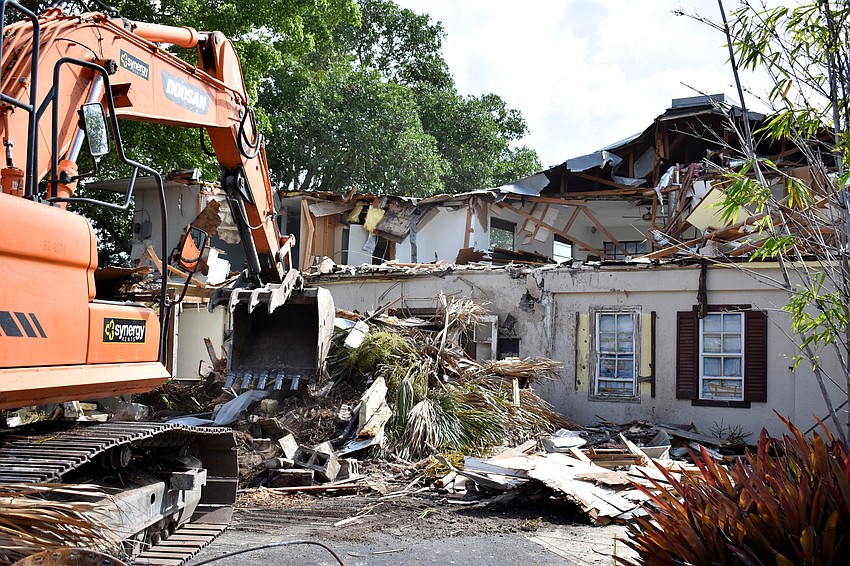 A permit from the town of Longboat Key said the demolition will cost $24,000.