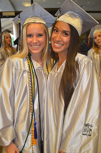 Ashley Bruneman and Anna Castellanos graduateed from Lakewood Ranch High School this year.